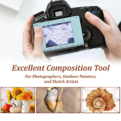 1шт акриловый видоискатель&nbsp;AJEW-DR0002-29C