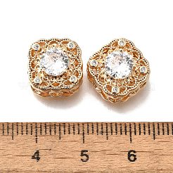 Латунные стеклянные бусины KK-M318-38G-02