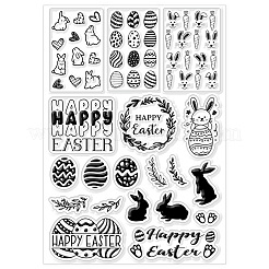 Klarsichtstempel aus PVC-Kunststoff&nbsp;DIY-WH0618-0042