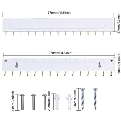 Деревянные настенные стенды для ожерелья FIND-WH0427-51