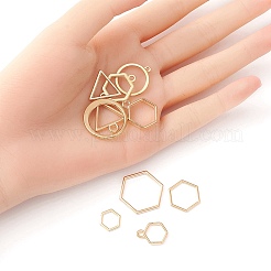 Подвески и звенья с открытой спиной из сплава PALLOY-YWC0002-01LG