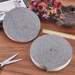 難燃性フェルトシール用フェルトテープ  グレー  4500x21x4mm&nbsp;AJEW-WH0561-70B