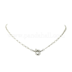 Colliers à maillons ovales en laiton de 3 mm&nbsp;NJEW-JN06455