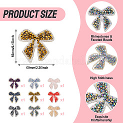 9 шт. 9-х цветные заплатки из полиэфирной ткани&nbsp;PATC-TA0001-30