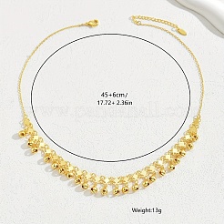 Модные винтажные латунные металлические цепочки-клеверы с колокольчиками и кисточками для женщин&nbsp;OK9797