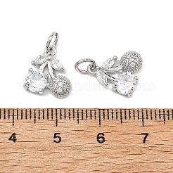 Shegrace Messing-Anhänger mit Mikropavé-Fassung aus klaren Zirkonia&nbsp;XGRQ2C859-411P