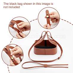 Комплект ручек для сумок из искусственной кожи&nbsp;DIY-WH0258-62C