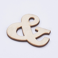 Cabochons en bois de formes variées&nbsp;WOOD-L003-23