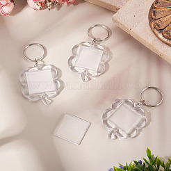 10 Stück Acryl-Schlüsselanhänger&nbsp;KEYC-TA0001-61