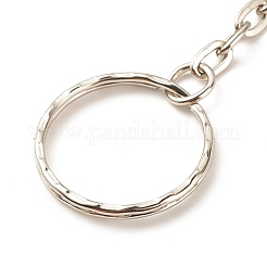 Окрашенные синтетические бирюзовые брелки&nbsp;KEYC-JKC00328-03