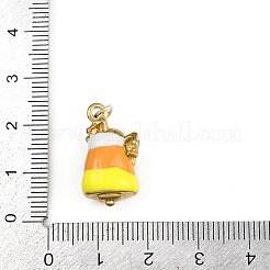 Эмалевые подвески из нержавеющей стали 304 на тему Хэллоуина&nbsp;X-STAS-L296-01G