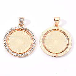 Сеттинги для кулона(кабошонов)&nbsp;LS-Y-PALLOY-S107-005KC-RS