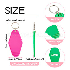 Пластиковые большие подвески KY-TAC0013-04