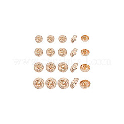 20 Stück 4 Stile Legierung Schaftknöpfe&nbsp;BUTT-NB0001-81