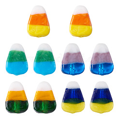 10pcs 5 Farben handgemachte Bunte Malerei-Perlen&nbsp;LAMP-TA0002-41