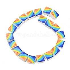 Bedrucktes Regenbogenmuster&nbsp;PORC-G016-05