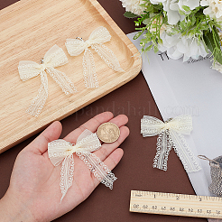 Кружевные банты для украшения обуви&nbsp;FIND-WH0126-646A