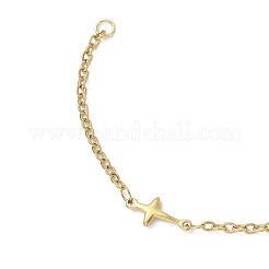 Изготовление браслетов с поперечными связями из нержавеющей стали 304&nbsp;AJEW-JB01382-02