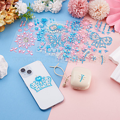 18 лист 18 цвета самоклеющиеся наклейки для мобильного телефона AJEW-TA0001-17