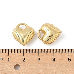 Подвески сердце латуни KK-M327-02B-G