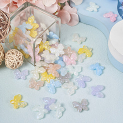 70шт 7 цвета непрозрачные акриловые бусины&nbsp;OACR-TA0001-24