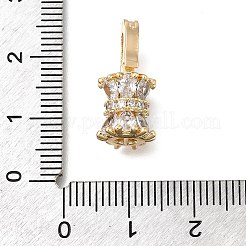 Поручни для пончиков из латуни с микропаве из кубического циркония KK-U061-17G