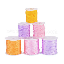 6 rollo de cordón trenzado de nailon de 6 colores&nbsp;NWIR-TA0001-46B