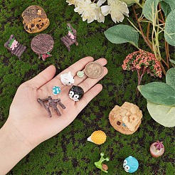 Смоляные сочные микропейзажи кукольные украшения для домика DJEW-GF0001-58