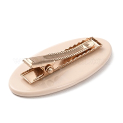 Овальные заколки крокодил из смолы со словом «любовь» PHAR-D015-01E