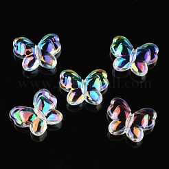 Уф-покрытие прозрачные акриловые бусины OACR-K005-02