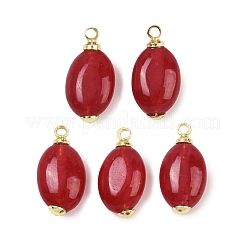 Крашеные натуральный белый нефрит подвески KK-B157-44A