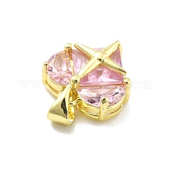 Стойки обшивки латунь микро проложить Циркон подвеску&nbsp;KK-D359-01G