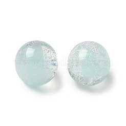 Двухцветные бусины из смолы&nbsp;RESI-Q025-02B-F