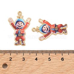 Weihnachten Legierung Emaille Anhänger&nbsp;ENAM-K069-44C-G