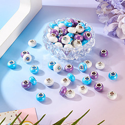 150шт европейские бусины из непрозрачной смолы&nbsp;RESI-TA0004-72A