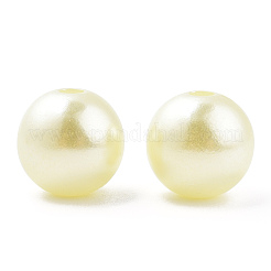 Perline di perle imitazione plastica abs verniciate a spruzzo&nbsp;OACR-T015-05C-20
