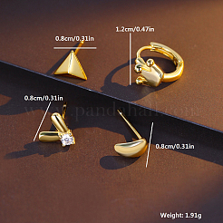 Простой подарок на День святого Валентина: 925 серебряная серьга для женщин RK8453-1