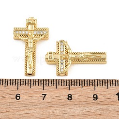 Pendentifs en laiton de Pâques sertis de micro-pavés de zircone cubique transparente&nbsp;CU-CBADC6C-10G-02