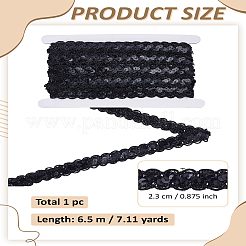 Блестящие кружевные ленты с пайетками из полиэстера OCOR-LP0004-29