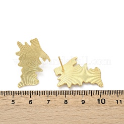 Латунь серьги EJEW-M066-02G