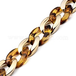 Прозрачные акриловые и пластиковые цепочки для бордюров ручной работы AJEW-JB00740-01