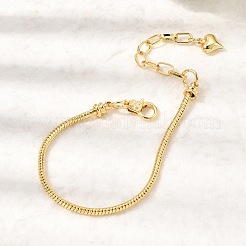 Herstellung von Armbändern aus 3 mm europäischem Messing.&nbsp;BJEW-A164-04G