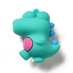 Подвески из пвх в форме динозавра с большим глазом&nbsp;KY-E012-07C