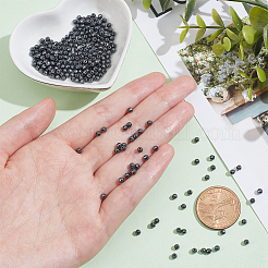 2 прядь немагнитных синтетических гематитовых бусин G-NB0005-01B