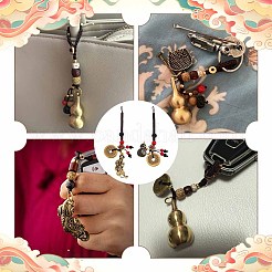 2 шт. 2 стиля латунных подвесных украшений&nbsp;HJEW-PH0001-91