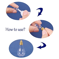 Наборы для изготовления подвесок из стеклянной бутылки DIY-PH0020-45