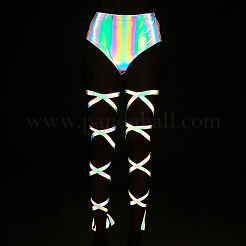 1 paio di gambali riflettenti in poliestere per donna&nbsp;AJEW-GF0014-04A