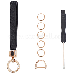 Llaveros de cuero de la pu&nbsp;KEYC-WH20008-25C