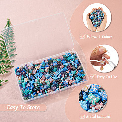 280шт 14 цвета непрозрачные акриловые бусины&nbsp;OACR-TA0001-33