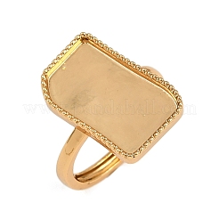 Прямоугольные латунные регулируемые кольца KK-Z122-20G